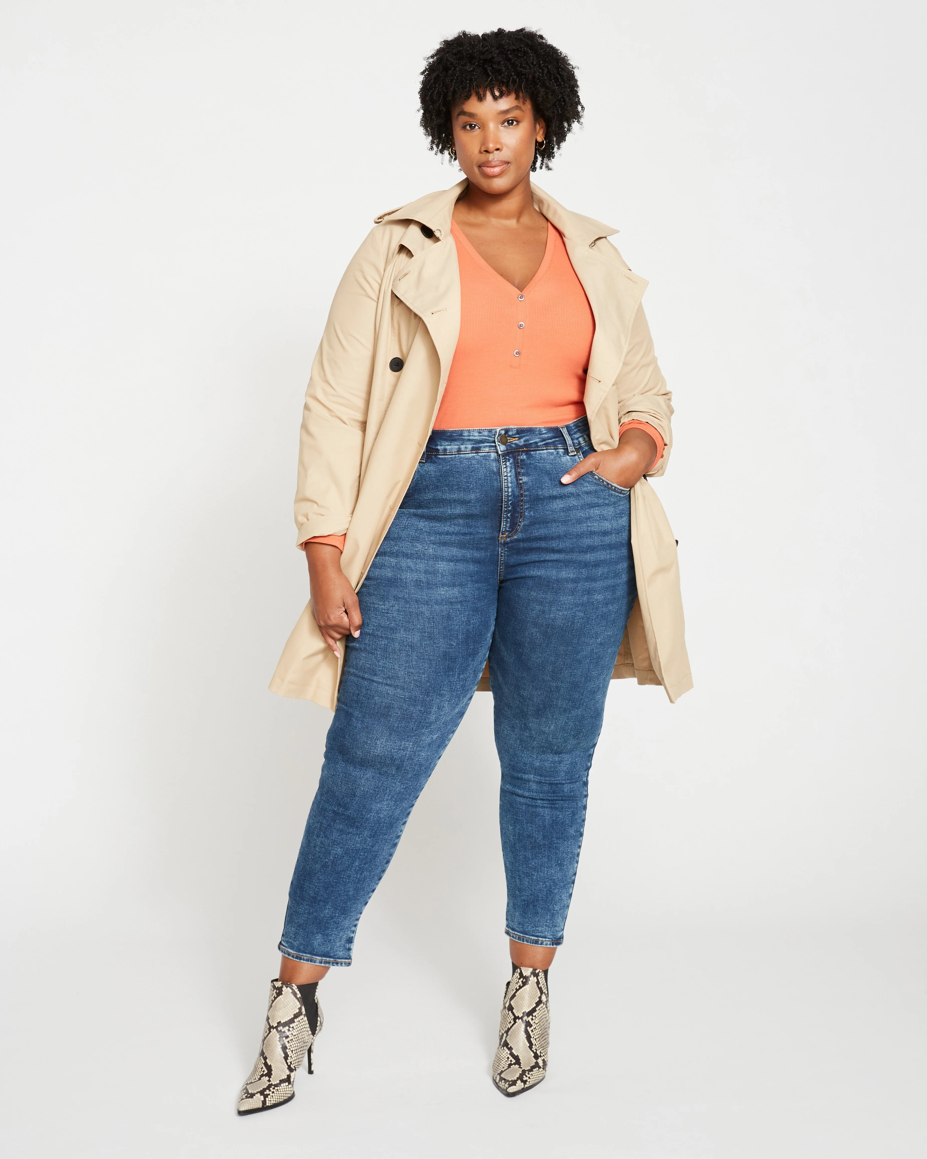 Derjon Trench Coat - Khaki - Image 8