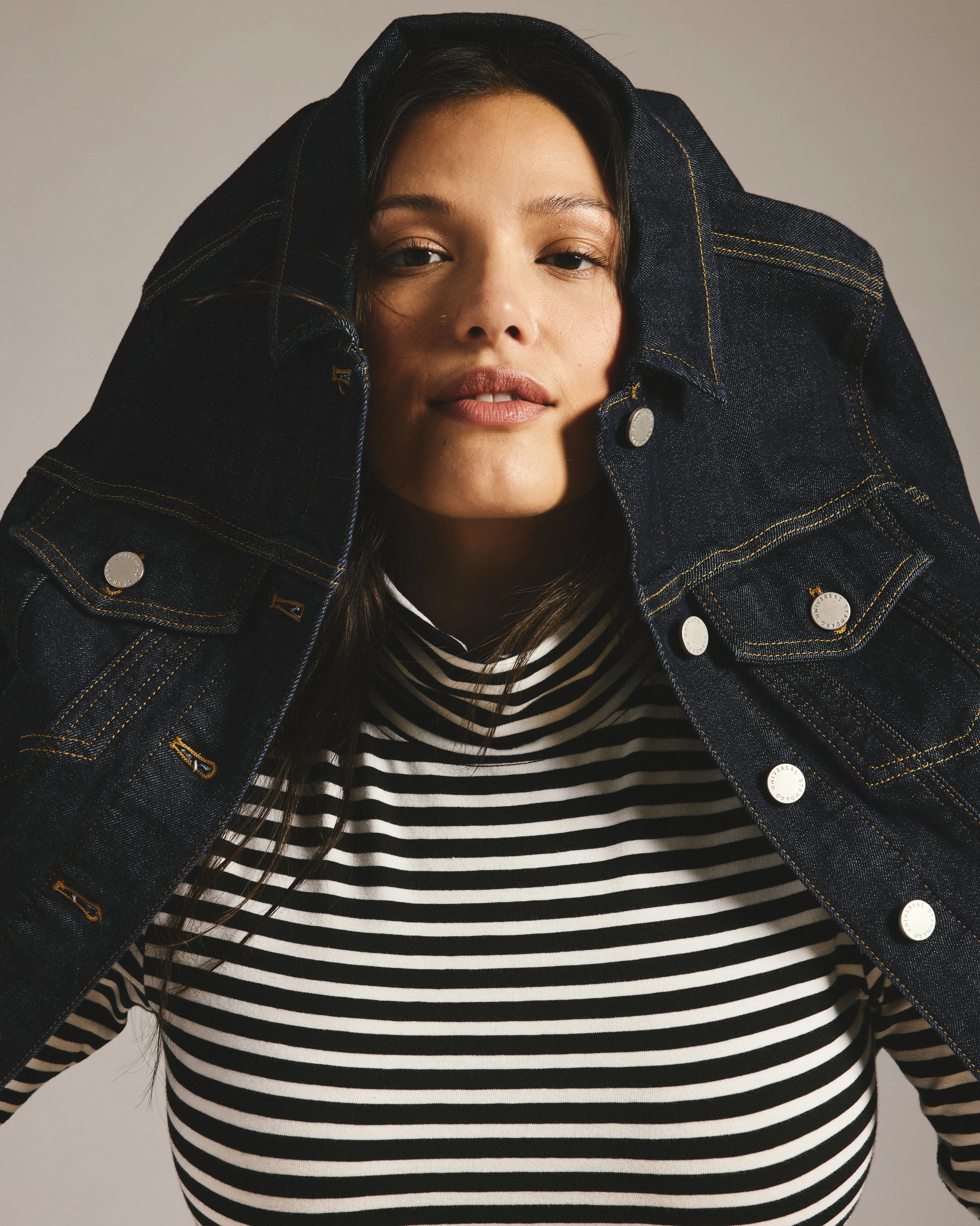 Kelsey Denim Jacket - Vintage Indigo Selvedge - Image 10