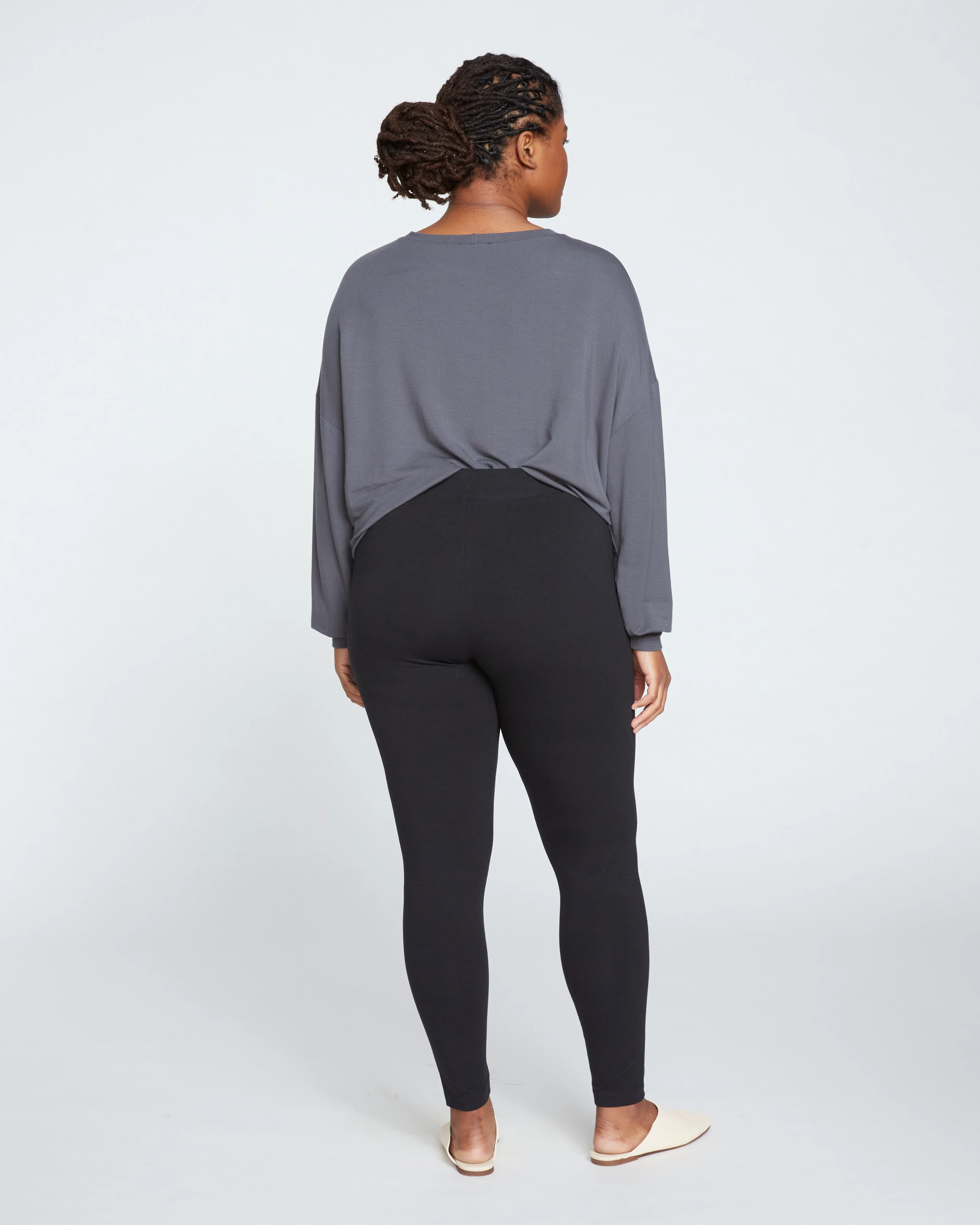 Roya Leggings 27 Inch - Black - Image 5