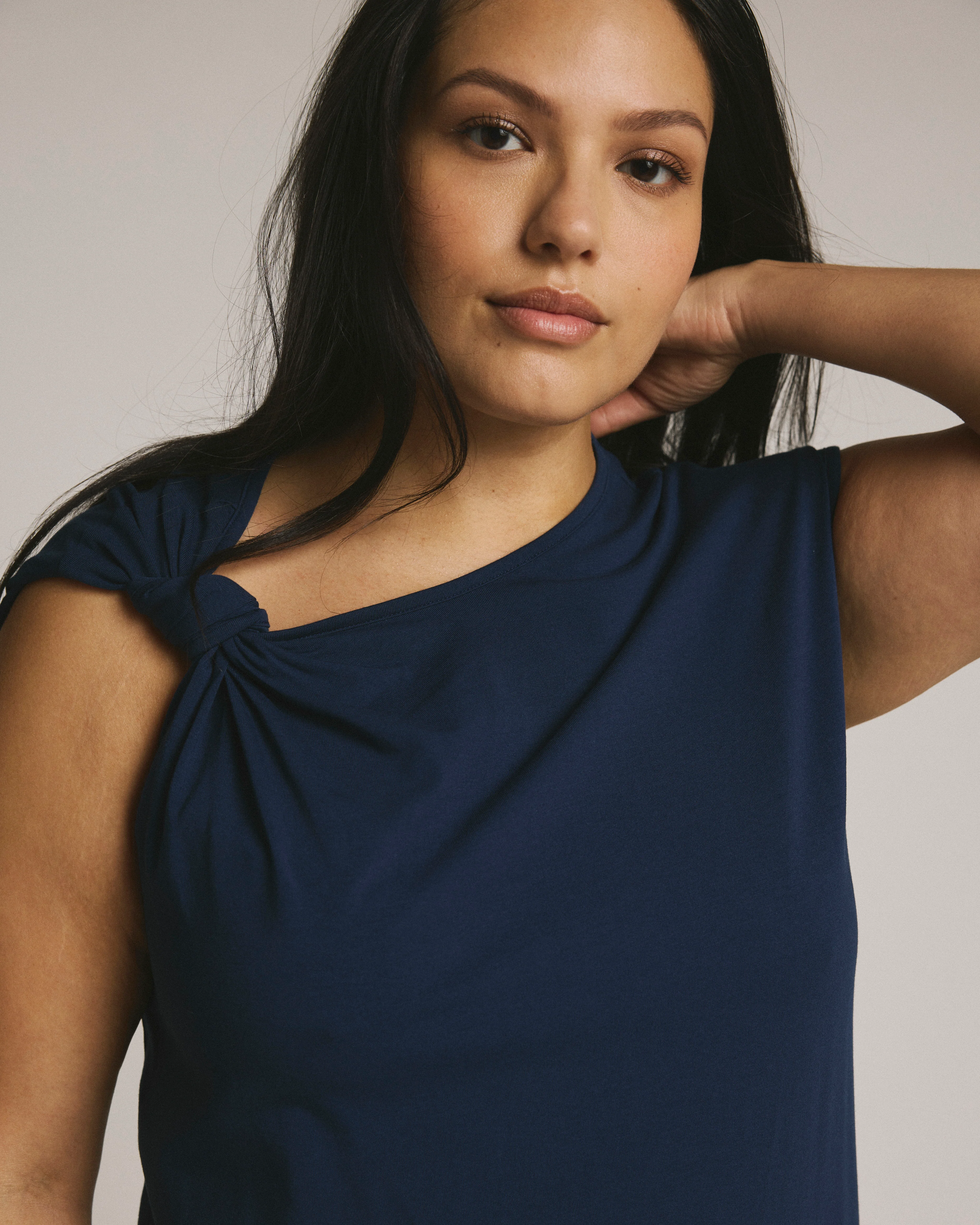 Shoulder Knot Dress - Cenote - Image 3