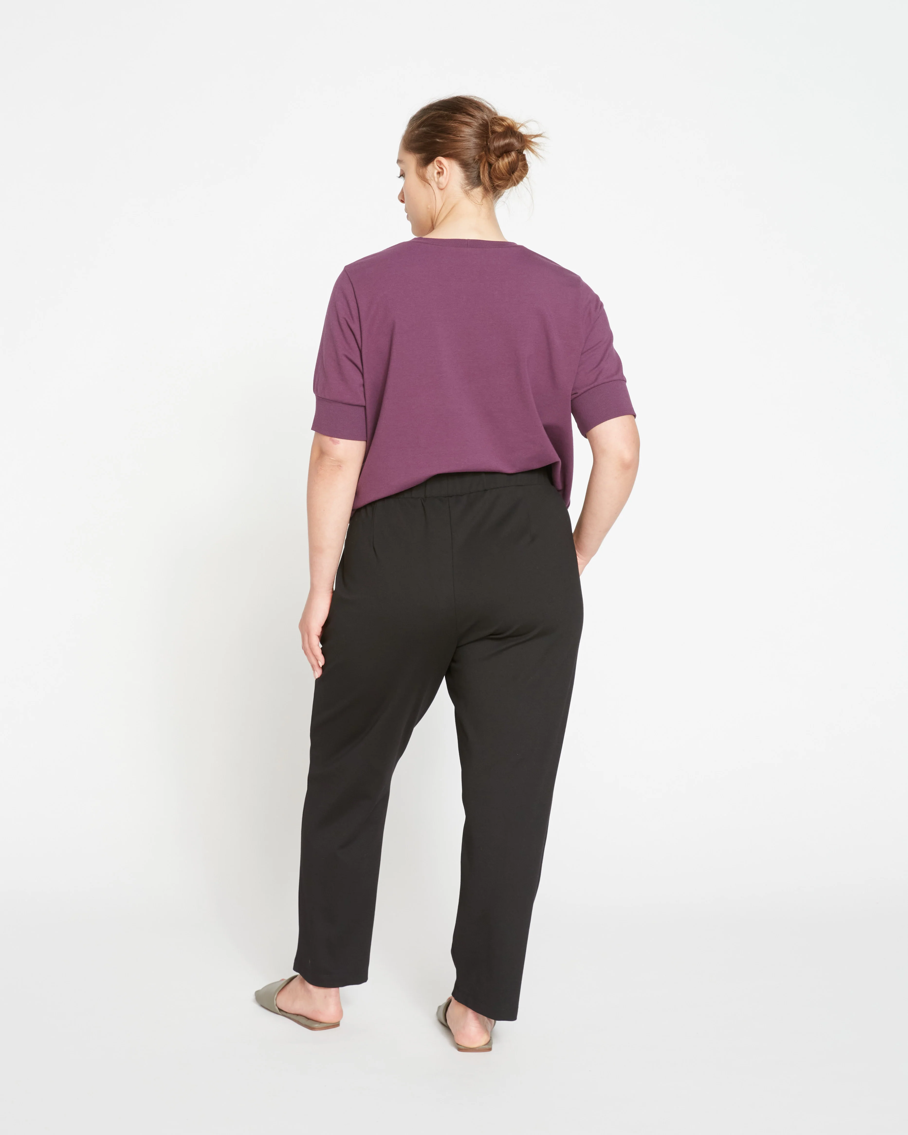 Smart Signature Ponte Pants - Black - Image 7